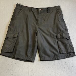 Vtg Tony Hawk Cargo Shorts Mens 36 Gray Skater Y2K Skateboarding Utility Summer